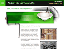 Tablet Screenshot of northparkservices.com